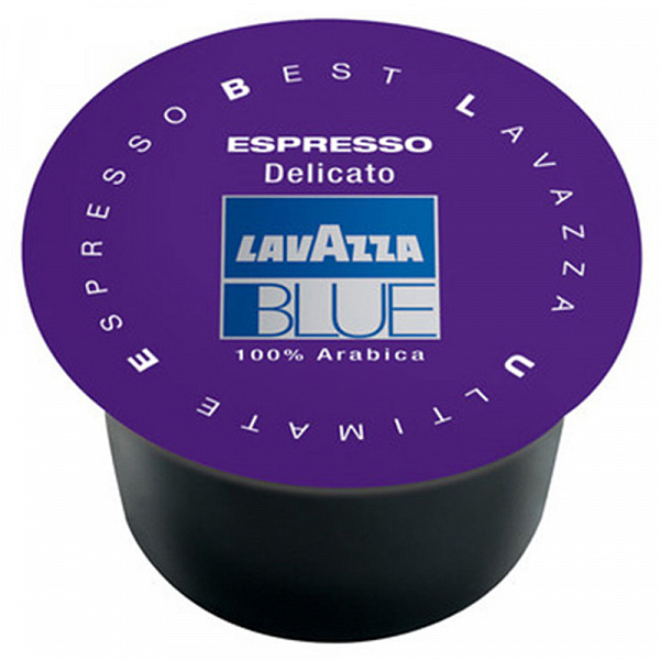Lavazza BLUE Espresso Delicato упаковка 100 капсул фото в онлайн-магазине Kofe-Da.ru